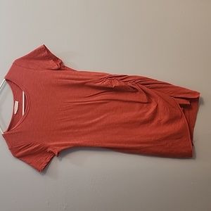 Rust colored mini dress